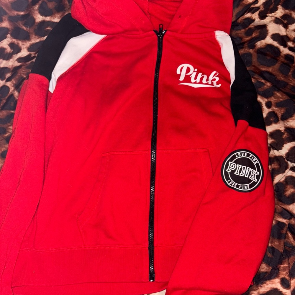 2015 PINK Victoria's Secret Kids Jacket in Red and Black